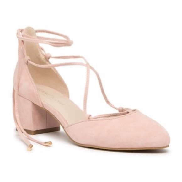 SHIPS FREE! 👈 NEW block heel lace up SUEDE shoes - Picture 8 of 12